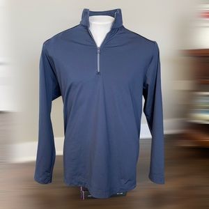 Men’s Greg Norman Golf Pullover Quarter Zip Blue